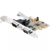 StarTech.com 2-pordiline PCI Express jadakaart, kahe pordiga PCIe RS232-le (DB9) jadakaart, 16C1050 UART, standardsed või madala profiiliga kronsteinid, COM-säilitus, Windowsile ja Linuxile