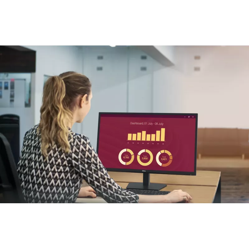 DELL E Series E2725H arvutimonitor 68,6 cm (27 tolli) 1920 x 1080 pikslit Full HD LED must