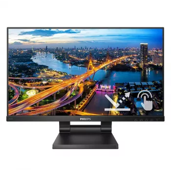 Philips 242B1TC/00 arvutimonitor 60,5 cm (23,8 tolli) 1920 x 1080 pikslit Full HD LED puuteekraaniga must