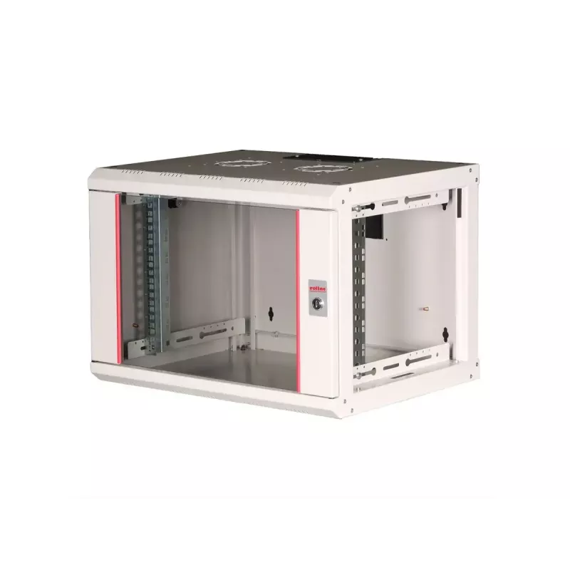 Seinale kinnitatav riiul ROLINE Pro 7U 19-tolline, 600x450 LxS, hall, IP20, võtmelukk