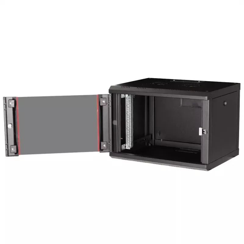 ROLINE 19-tolline seinale kinnitatav kapp Pro 7U, 600x450 mm LxS, must, võtmelukk, IP20