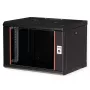 ROLINE 19-tolline seinale kinnitatav kapp Pro 7U, 600x450 mm LxS, must, võtmelukk, IP20