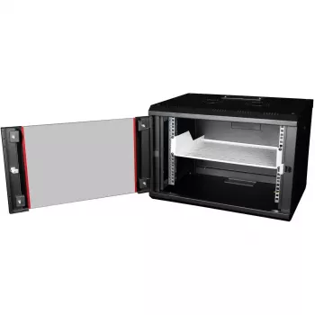 Rack shelf ROLINE 19-inch 2 U 350 T 25kg load capacity hall
