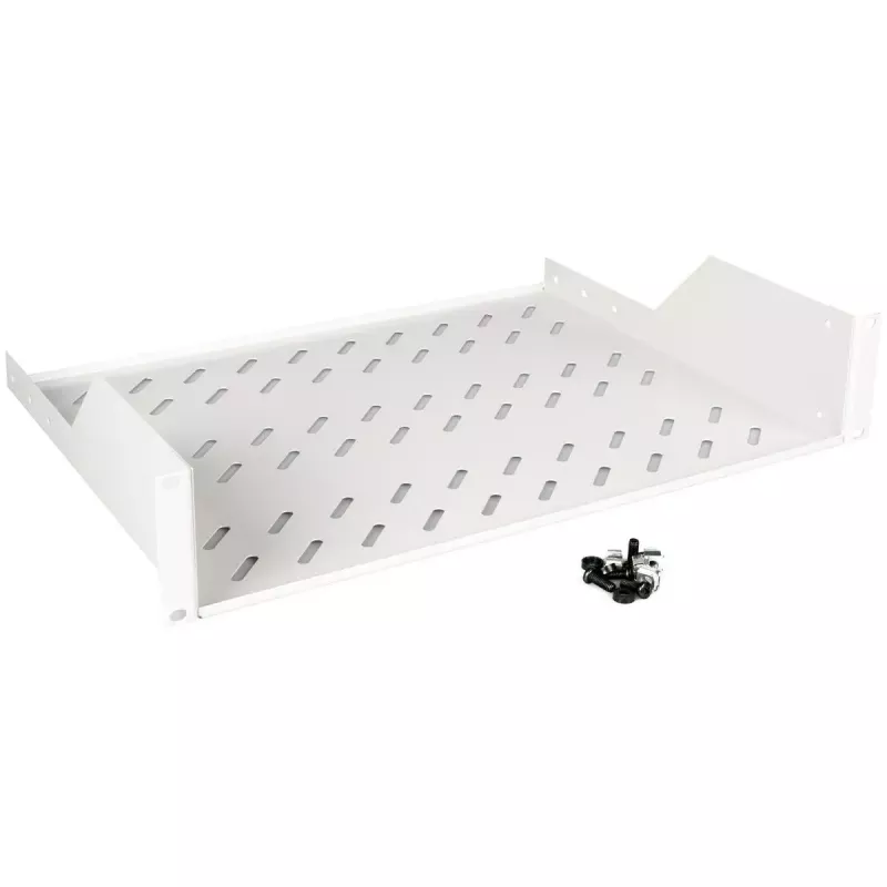 Rack shelf ROLINE 19-inch 2 U 350 T 25kg load capacity hall