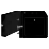 Seinale paigaldatav rack ROLINE Pro 7U 600x600 WxD kaheosaline pööratav must, IP20, 50 kg