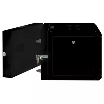 Seinale paigaldatav rack ROLINE Pro 7U 600x600 WxD kaheosaline pööratav must, IP20, 50 kg