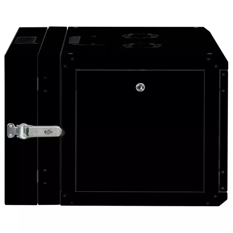 Seinale paigaldatav rack ROLINE Pro 7U 600x600 WxD kaheosaline pööratav must, IP20, 50 kg
