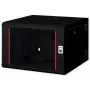 Seinale paigaldatav rack ROLINE Pro 7U 600x600 WxD kaheosaline pööratav must, IP20, 50 kg
