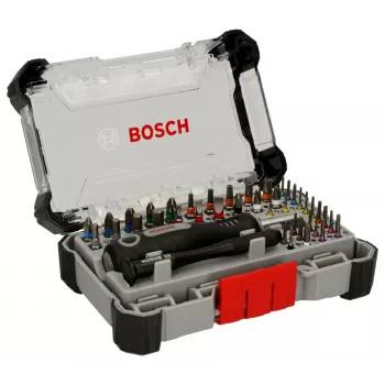 Kruvikeeramisotsakute komplekt Bosch PB SDB 42 osa — täppis- ja standardotsakud