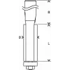 Bosch 2 608 628 346 ruuteritera Laminaadi trimmitera 1 tk