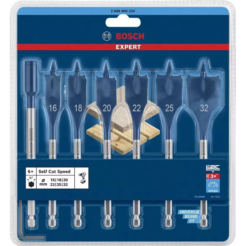 Bosch 2 608 900 334 puuritera Labidapuur 7 tk