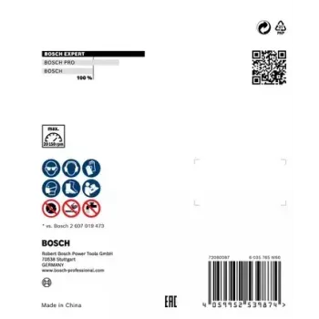 Bosch 2 608 900 652 pöörleva tööriista lihvimis-/lihvimistarvik Plaat, Keraamika, Kivi Lõikeketas