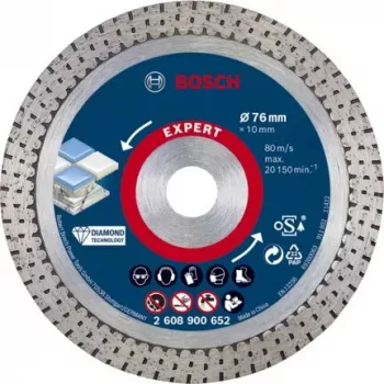 Bosch 2 608 900 652 pöörleva tööriista lihvimis-/lihvimistarvik Plaat, Keraamika, Kivi Lõikeketas