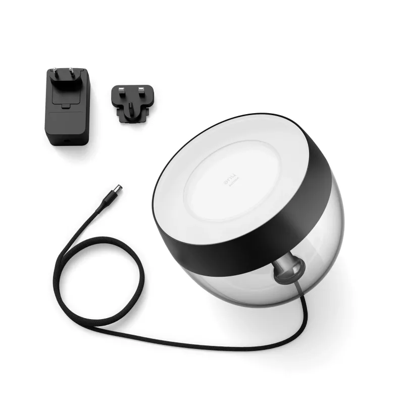 Philips Hue Valge and colour ambience Iris laualamp, nutikas laualamp, Bluetooth/Zigbee, must, LED, metall, sünteetika, vahetamatud pirnid