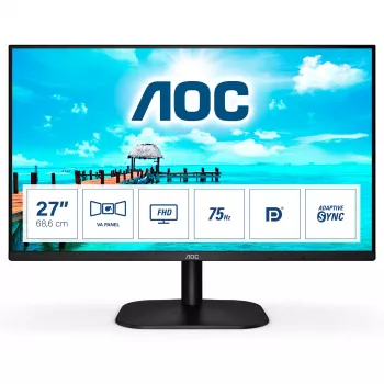 AOC B2 27B2QAM arvutimonitor 68,6 cm (27 tolli) 1920 x 1080 pikslit Full HD LED must