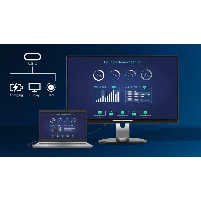 Philips 5000 seeria 27E1N5600HE/00 arvutimonitor 68,6 cm (27 tolli) 2560 x 1440 pikslit Quad HD LCD must
