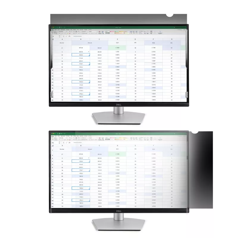 StarTech.com 28-tolline 16:9 arvutimonitori privaatsusfilter, pimestamisvastane privaatsusekraan 51% sinise valguse vähendamisega, monitori ekraanikaitse +/- 30-kraadise vaatenurgaga