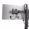 StarTech.com Crossbar Dual Monitor Desk Stand For Double 27-inch Screens, VESA Mount 75x75/100x100, Toolless Height Adjustment, Up To 13.2lb (6kg) Per Display