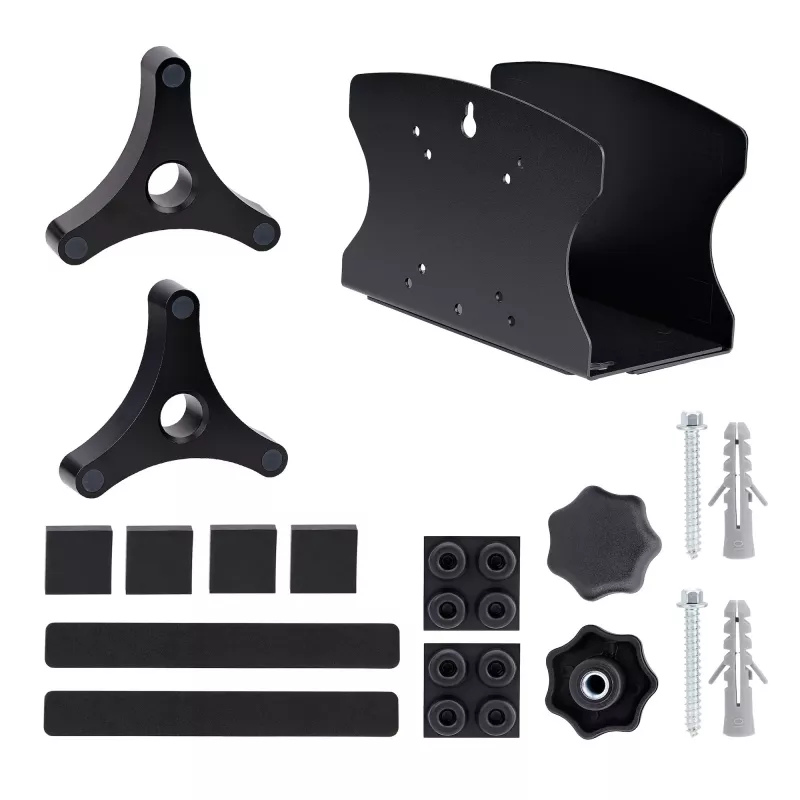 StarTech.com arvuti seinale kinnitamise kronstein, toetab lauaarvuteid kuni 40 naela (18 kg), tööriistavabad reguleerimised 1,9–7,8 tolli (50–200 mm), tugev seinahoidik/riiul arvutikorpuse/torni jaoks
