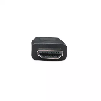 Manhattan HDMI-kaabel, 1080p@60Hz (High Speed), 7,5 m, isane-isanele, must, täielikult varjestatud, kullatud kontaktidega, eluaegne garantii