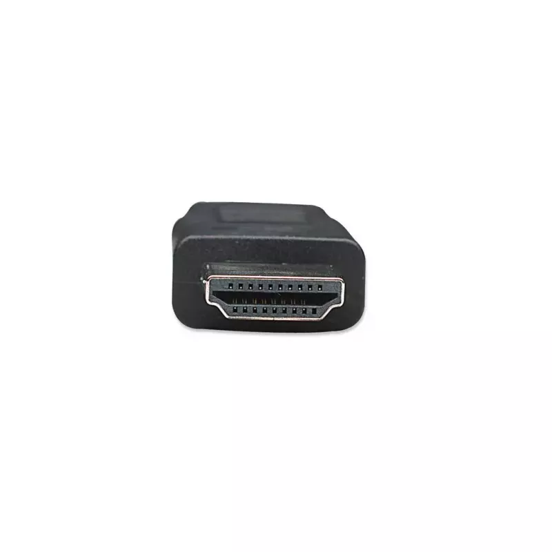 Manhattan HDMI-kaabel, 1080p@60Hz (High Speed), 7,5 m, isane-isanele, must, täielikult varjestatud, kullatud kontaktidega, eluaegne garantii
