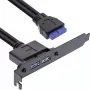 InLine pesapaneel 2x USB 3.0 A-pesa / sisemine emaplaadi pistik 0,5m