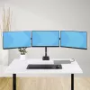 StarTech.com kolmikmonitorilauale kuni kolmele 27-tollisele ekraanile, VESA 75x75/100x100, tööriistavaba käte reguleerimine, C-klamber/läbiviigukinnitus, vedruga abistatud käed