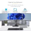 StarTech.com kolmikmonitorilauale kuni kolmele 27-tollisele ekraanile, VESA 75x75/100x100, tööriistavaba käte reguleerimine, C-klamber/läbiviigukinnitus, vedruga abistatud käed