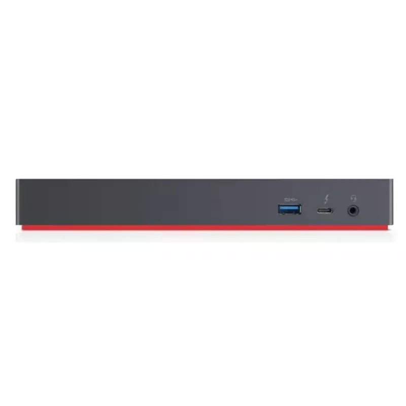 Lenovo 40AN0135EU sülearvuti dokkimisjaam / pordireplikaator Juhtmega Thunderbolt 3 Must, Punane