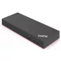 Lenovo 40AN0135EU sülearvuti dokkimisjaam / pordireplikaator Juhtmega Thunderbolt 3 Must, Punane