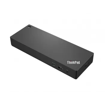 Lenovo 40B00300UK sülearvuti dokk/pordi replikaator Juhtmega Thunderbolt 4 Must, Punane