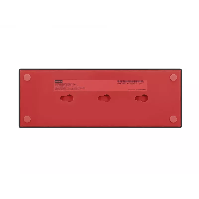 Lenovo 40B00300UK sülearvuti dokk/pordi replikaator Juhtmega Thunderbolt 4 Must, Punane