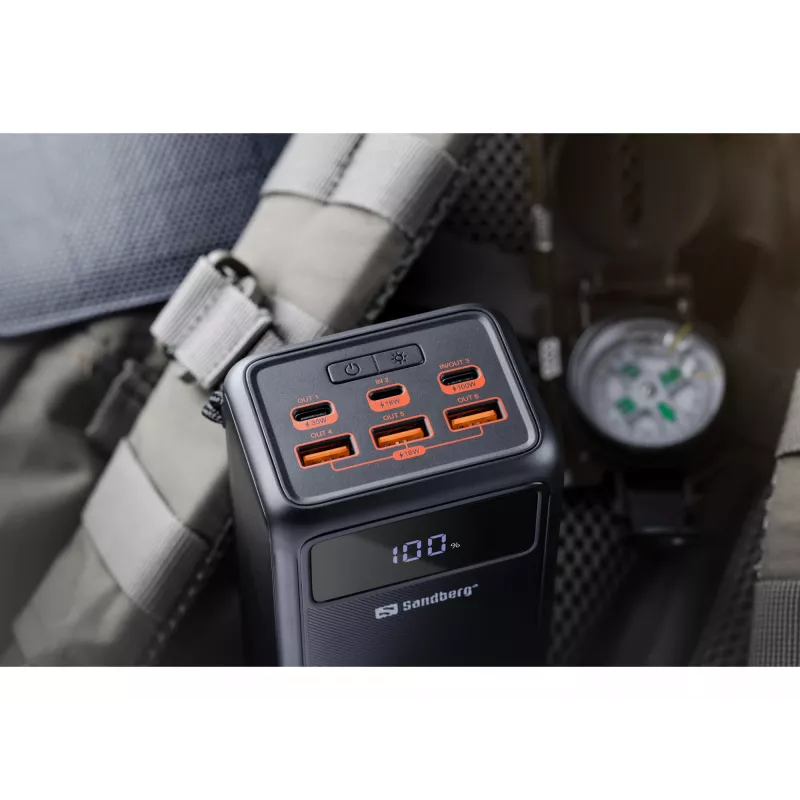 Portable Power Bank Sandberg USB-C PD 130W 50000mAh