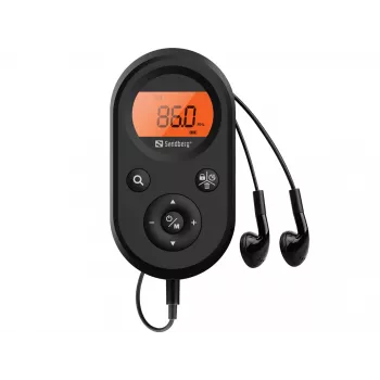 Sandberg Pocket Radio FM+AM laetav, kaasaskantav, AM, FM, 76 - 108 MHz, 522-1710KHz (9KHz) / 520-170KHz (10KHz), merevaigukollane, 3,5 mm