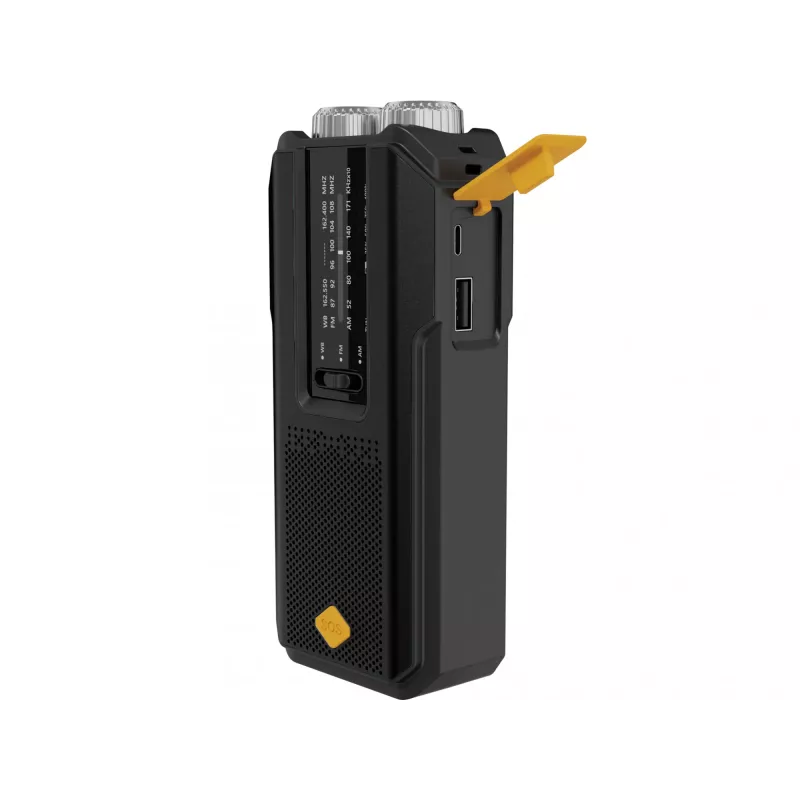 Sandberg Survivor Radio All-in-1 2000, kaasaskantav, AM, FM, 87–180 MHz, 520–1710 kHz, 3 W, analoog