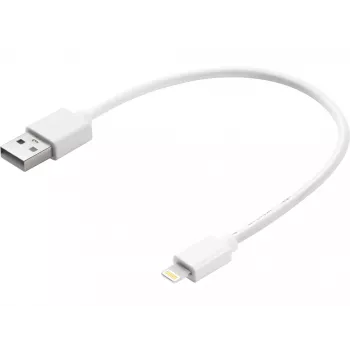 Sandberg USB Lightning MFI 0,2 m valge kaabel