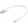 Sandberg USB Lightning MFI 0,2 m valge kaabel