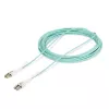 StarTech.com 10 m (32,8 jalga) LC kuni LC (UPC) OM4 mitmemoomega fiiberoptiline kaabel tõmbamissakidega, 50/125 µm, 100G, paindetundetu, madal sisestuskadu – LSZH fiiberoptiline hüppaja juhe