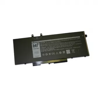 BTI vahetusaku 4-elemendiline sülearvuti aku Dell Precision/Latitude seeriale — 7,6 V 68 Wh (8500 mAh), liitiumpolümeer, must