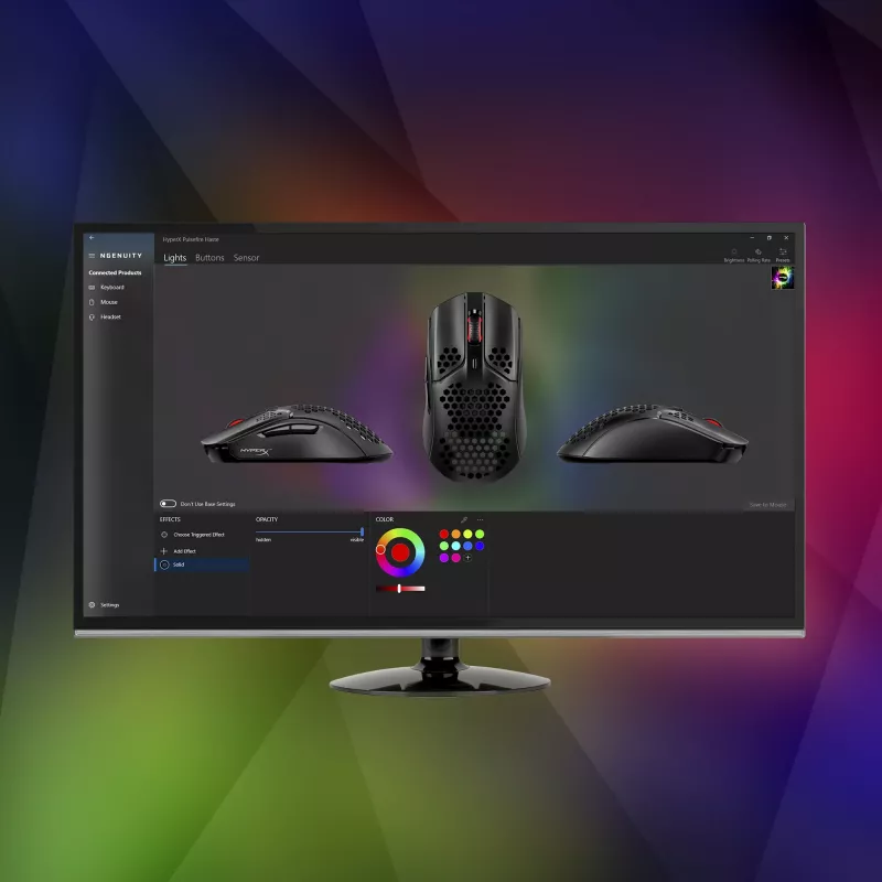 HyperX Pulsefire Haste – mängurihiir (must-punane)