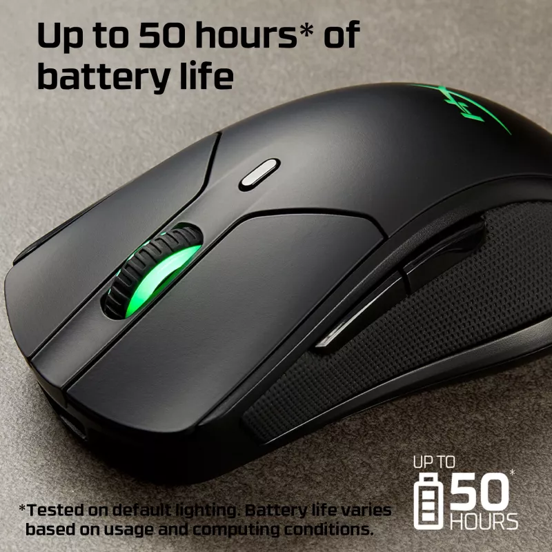 HyperX Pulsefire Dart – juhtmevaba mängurihiir (must)
