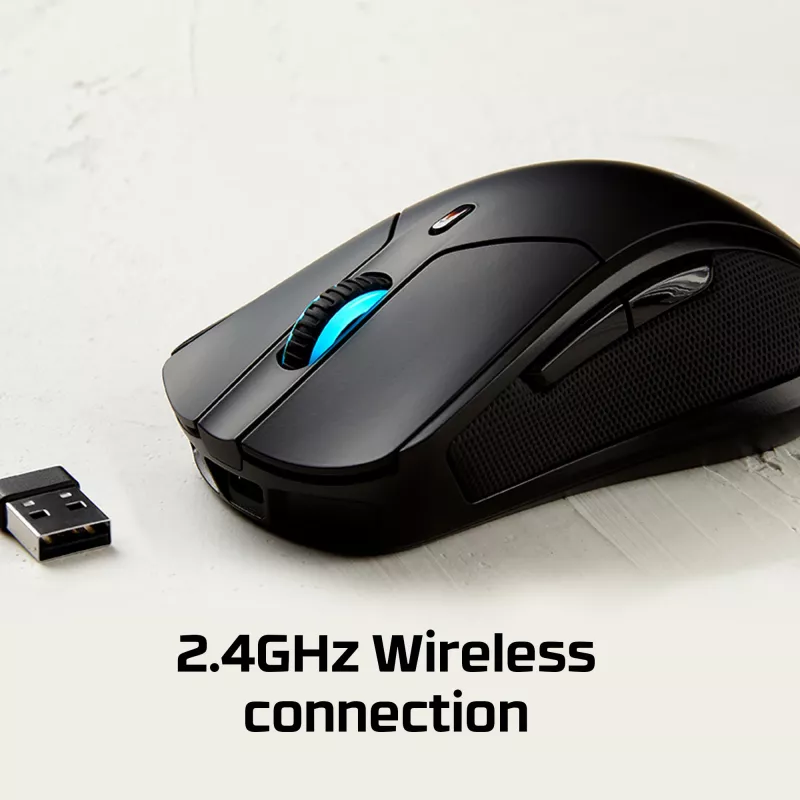 HyperX Pulsefire Dart – juhtmevaba mängurihiir (must)