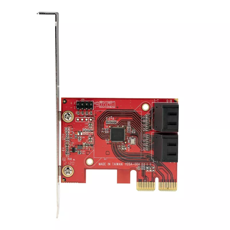 StarTech.com SATA PCIe kaart - 4 pordiga PCIe SATA laienduskaart - 6 Gbit/s - madalprofiilne klamber - virnastatud SATA pistikud - ASM1164 mitte-RAID - PCI Express SATA muundur