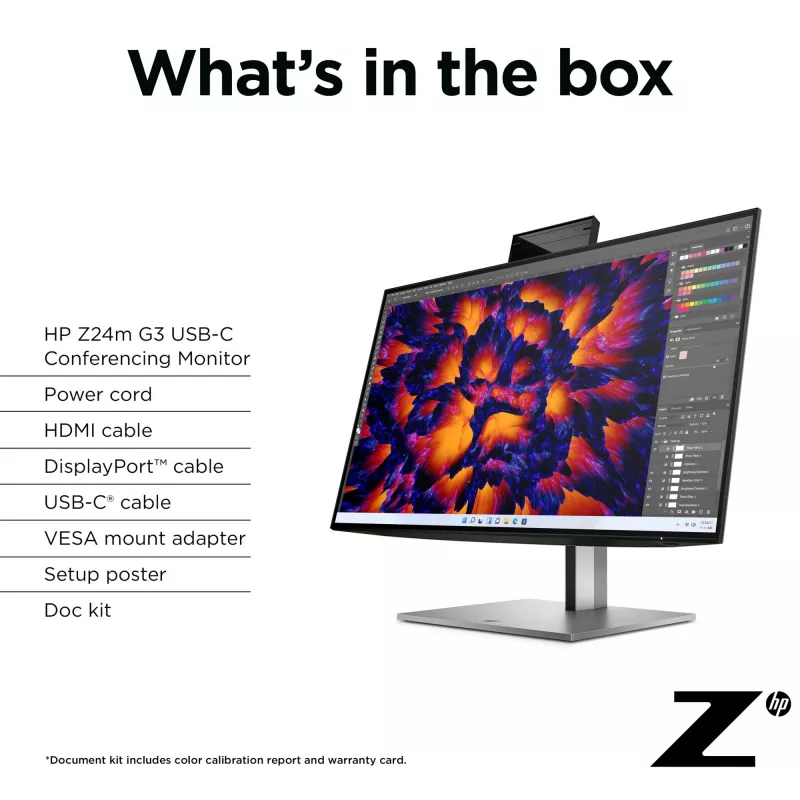 Monitor HP Z24m G3 23.8 tolli Quad HD 2560 x 1440