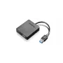 Lenovo Universal USB 3.0 to VGA/HDMI USB graafikaadapter Must