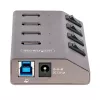 StarTech.com 4-pordiline isetoitega USB-C jaotur individuaalsete sisse-/väljalülititega, USB 3.0 5Gbps laiendusjaotur toiteplokiga, laua-/sülearvuti USB-C–USB-A jaotur, USB-tüüp C jaotur BC 1.2-ga