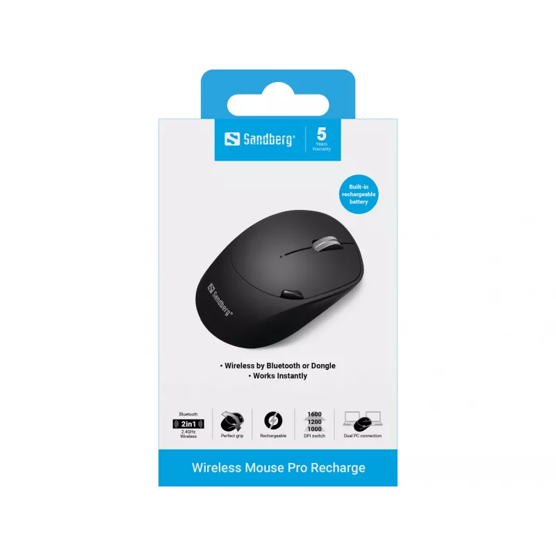 Hiir Sandberg Wireless hiir Pro Recharge RF Wireless + Bluetooth