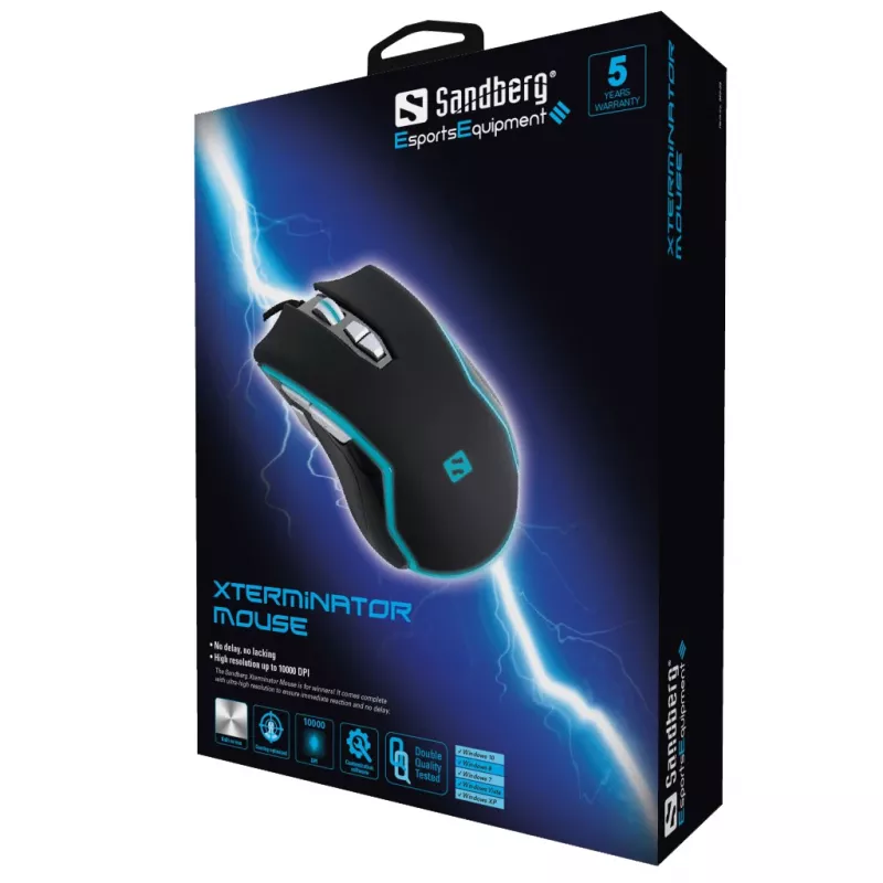 Hiir Sandberg Xterminator 10000 DPI USB Type-A
