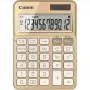Lauakalkulaator Canon KS-125KB 12-kohalise ekraani, maksufunktsioonide, aku/päikeseenergiaga, kuldne