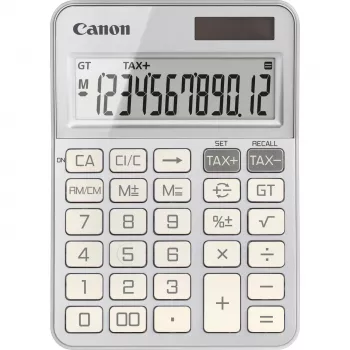 Basic Calculator Canon KS-125KB Desktop 12 Digits Silver
